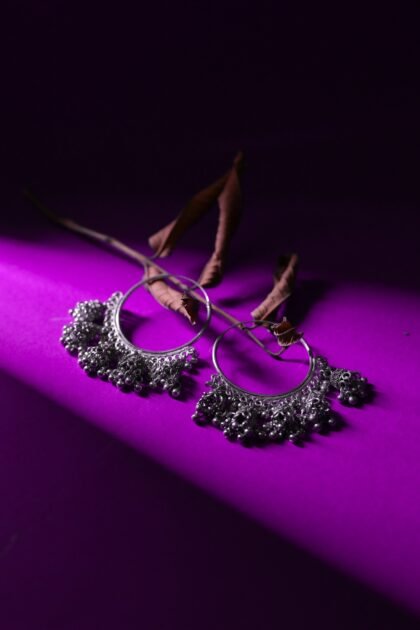 TJ SILVER 1004 EARRING NEW  1